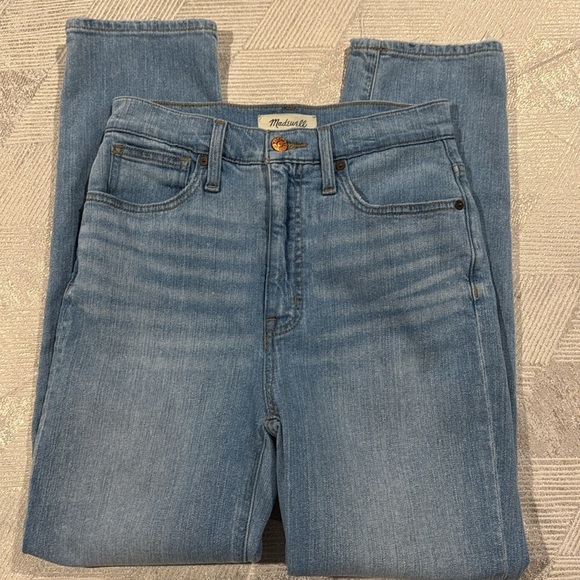 Madewell Denim - Madewell Light Blue Denim Classic Straight Jeans Size 25